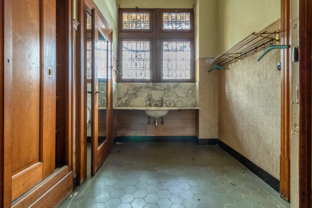 Blick in das Badezimmer der Villa