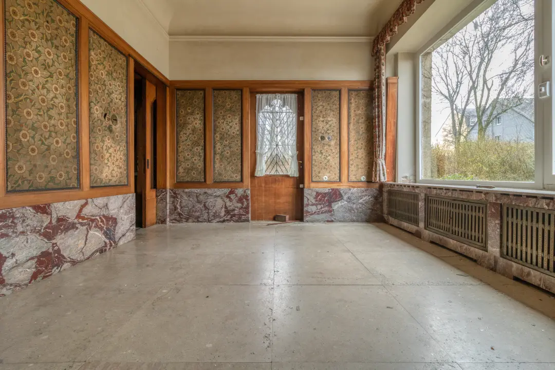 Der Eingangsbereich der Villa